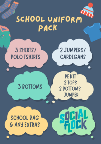 Social Flock - Back to School Pack Contents