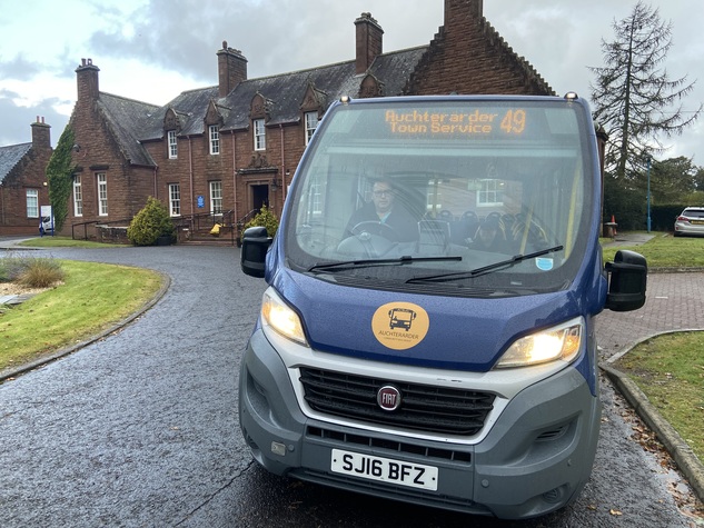 The wheelchair accessible, low floor, Town Bus