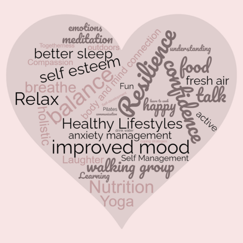 Healthy Lifestyles word cloud